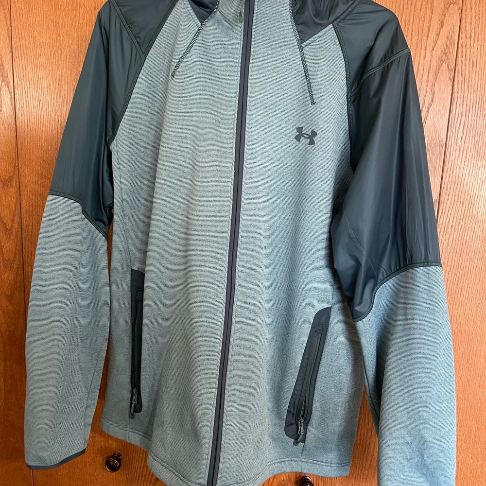 Under Armour Men's Teal Jacket with Hood